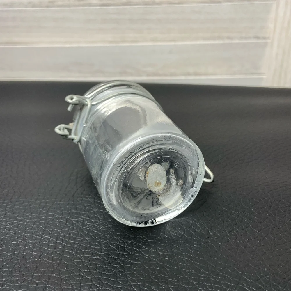 Mini Jar Glass Bottle Decor Waxahachie Texas State Collectible - Picture 5 of 7